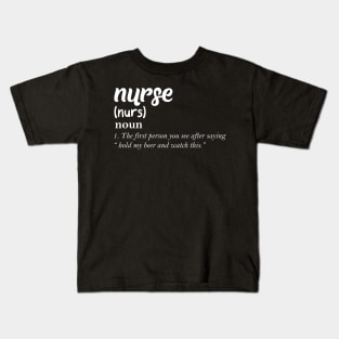 Nurse Definition Kids T-Shirt